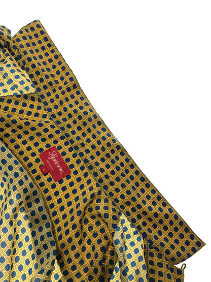 【中古品】【メンズ】 SUPREME シュプリーム 16FW CANE SILK SHIRT YELLOW ケーン シルク シャツ 長袖シャツ トップス 149-261001-rt-05-tagh サイズ：L カラー：イエロー 万代Net店