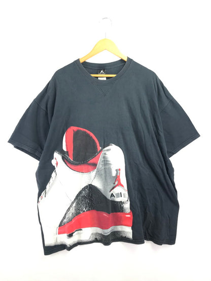 【現状渡し品】【メンズ】 NIKE ナイキ 00'S JORDAN 3 990335 00年代 エアジョーダン プリント Tシャツ 半袖Tシャツ 146-260912-na-24-tagh サイズ：XXL カラー：ブラック 万代Net店