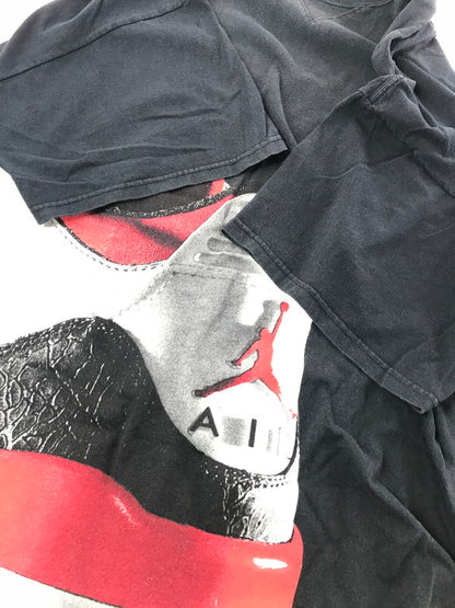 【現状渡し品】【メンズ】 NIKE ナイキ 00'S JORDAN 3 990335 00年代 エアジョーダン プリント Tシャツ 半袖Tシャツ 146-260912-na-24-tagh サイズ：XXL カラー：ブラック 万代Net店