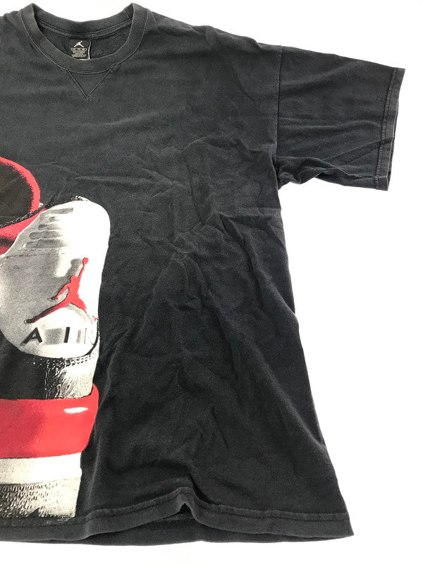 【現状渡し品】【メンズ】 NIKE ナイキ 00'S JORDAN 3 990335 00年代 エアジョーダン プリント Tシャツ 半袖Tシャツ 146-260912-na-24-tagh サイズ：XXL カラー：ブラック 万代Net店
