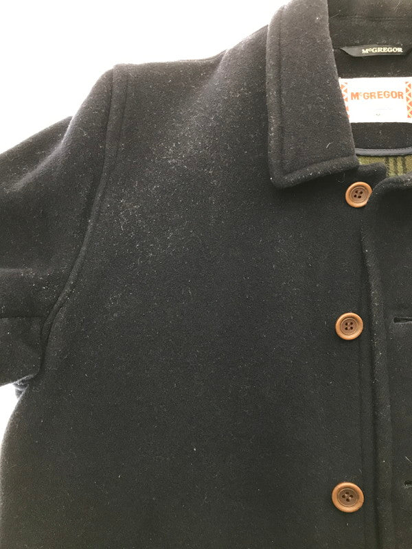 【中古品】【メンズ】 MC GREGOR マックレガー 70's WOOL COAT 70年代 ウール コート アウター ヴィンテージ 146-260918-rt-08-tagh サイズ：M カラー：ネイビー 万代Net店