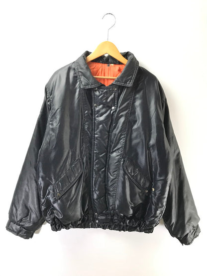 【現状渡し品】【メンズ】 VINTAGE ヴィンテージ FLIGHT JACKET BLACK フライト ジャケット アウター ミリタリージャケット 146-260918-rt-06-tagh サイズ：XL カラー：ブラック 万代Net店