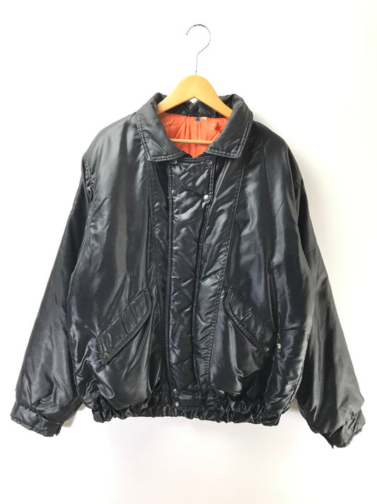 【現状渡し品】【メンズ】 VINTAGE ヴィンテージ FLIGHT JACKET BLACK フライト ジャケット アウター ミリタリージャケット 146-260918-rt-06-tagh サイズ：XL カラー：ブラック 万代Net店