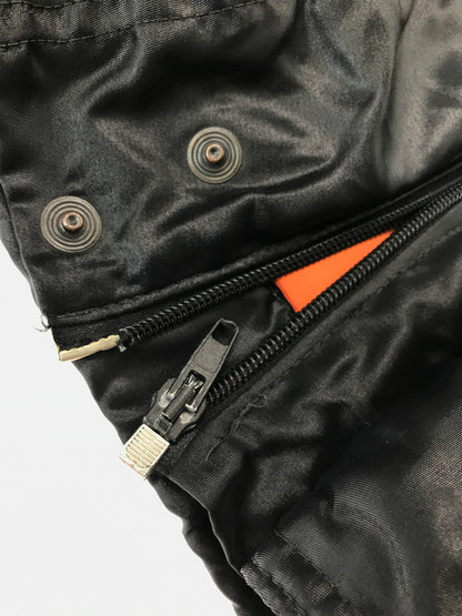【現状渡し品】【メンズ】 VINTAGE ヴィンテージ FLIGHT JACKET BLACK フライト ジャケット アウター ミリタリージャケット 146-260918-rt-06-tagh サイズ：XL カラー：ブラック 万代Net店