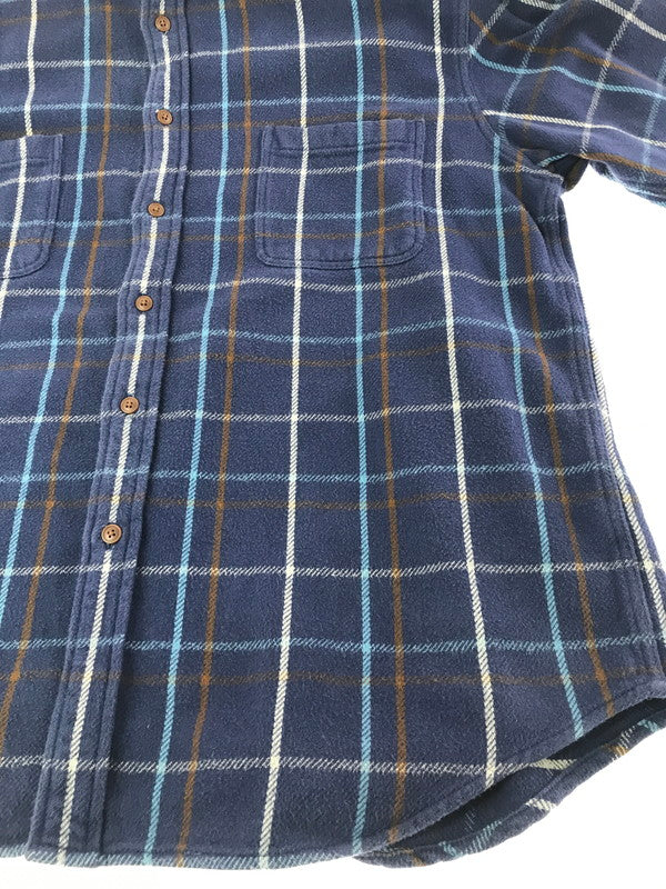 【中古品】【メンズ】 ST.JOHN'S BAY セント ジョンズ ベイ 90～00's FLANNEL SHIRT BLUE 90年代～2000年代 フランネル シャツ トップス ライトアウター 146-260917-rt-07-tagh サイズ：XL カラー：ブルー 万代Net店