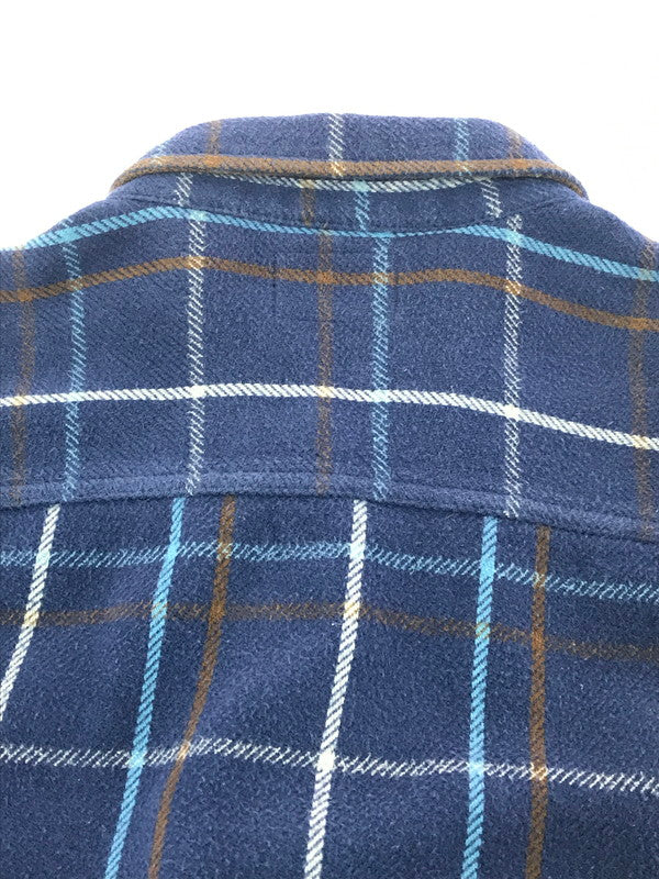 【中古品】【メンズ】 ST.JOHN'S BAY セント ジョンズ ベイ 90～00's FLANNEL SHIRT BLUE 90年代～2000年代 フランネル シャツ トップス ライトアウター 146-260917-rt-07-tagh サイズ：XL カラー：ブルー 万代Net店