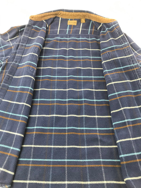 【中古品】【メンズ】 ST.JOHN'S BAY セント ジョンズ ベイ 90～00's FLANNEL SHIRT BLUE 90年代～2000年代 フランネル シャツ トップス ライトアウター 146-260917-rt-07-tagh サイズ：XL カラー：ブルー 万代Net店