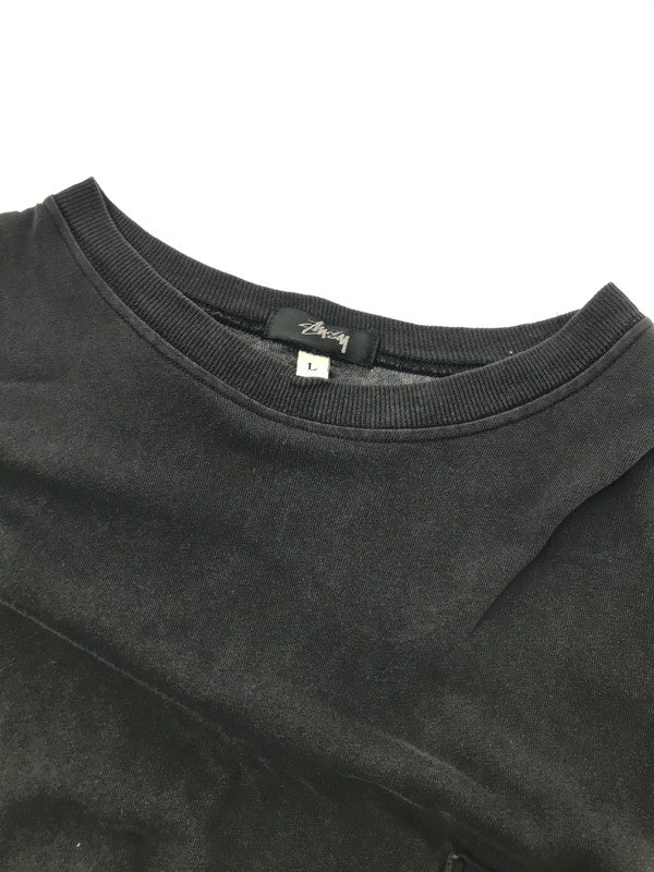 【現状渡し品】【メンズ】 OLD STUSSY オールド ステューシー 80'S STOCK LOGO T-SHIRT USA製 80年代 月桂樹 ロゴ Tシャツ 半袖Tシャツ 142-260912-na-27-tagh サイズ：L カラー：ブラック 万代Net店