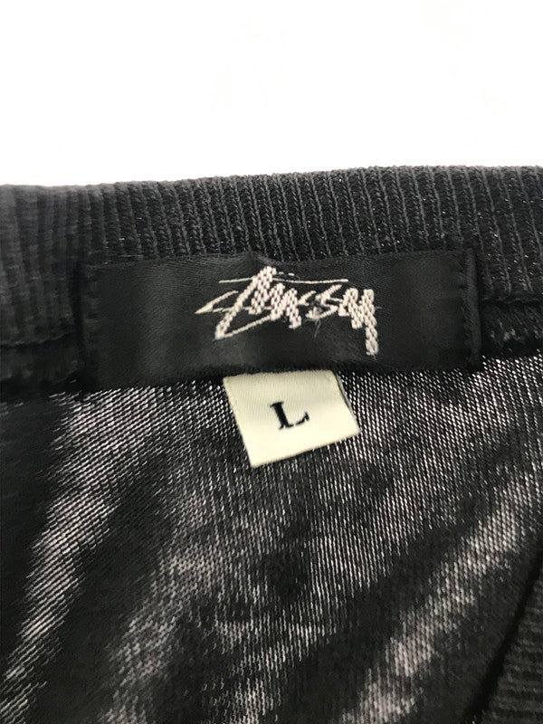 【現状渡し品】【メンズ】 OLD STUSSY オールド ステューシー 80'S STOCK LOGO T-SHIRT USA製 80年代 月桂樹 ロゴ Tシャツ 半袖Tシャツ 142-260912-na-27-tagh サイズ：L カラー：ブラック 万代Net店