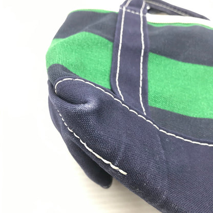 【現状渡し品】【メンズ】 L.L.BEAN エルエルビーン BOAT AND TOTE MINI USA製 ボート アンド トート ミニ バッグ ハンドバッグ カバン 188-260927-na-08-tagh カラー：ネイビー/グリーン 万代Net店