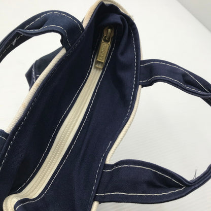 【現状渡し品】【メンズ】 L.L.BEAN エルエルビーン BOAT AND TOTE MINI USA製 ボート アンド トート ミニ バッグ ハンドバッグ カバン 188-260927-na-08-tagh カラー：ネイビー/グリーン 万代Net店