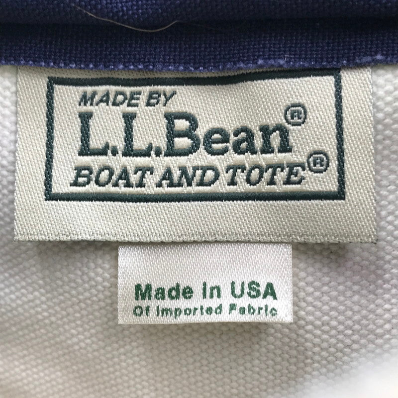 【現状渡し品】【メンズ】 L.L.BEAN エルエルビーン BOAT AND TOTE MINI USA製 ボート アンド トート ミニ バッグ ハンドバッグ カバン 188-260927-na-08-tagh カラー：ネイビー/グリーン 万代Net店