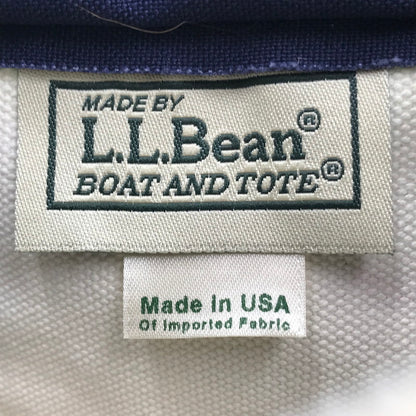 【現状渡し品】【メンズ】 L.L.BEAN エルエルビーン BOAT AND TOTE MINI USA製 ボート アンド トート ミニ バッグ ハンドバッグ カバン 188-260927-na-08-tagh カラー：ネイビー/グリーン 万代Net店