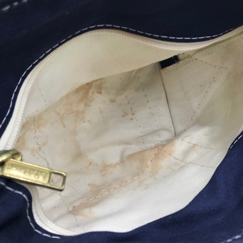 【現状渡し品】【メンズ】 L.L.BEAN エルエルビーン BOAT AND TOTE MINI USA製 ボート アンド トート ミニ バッグ ハンドバッグ カバン 188-260927-na-08-tagh カラー：ネイビー/グリーン 万代Net店