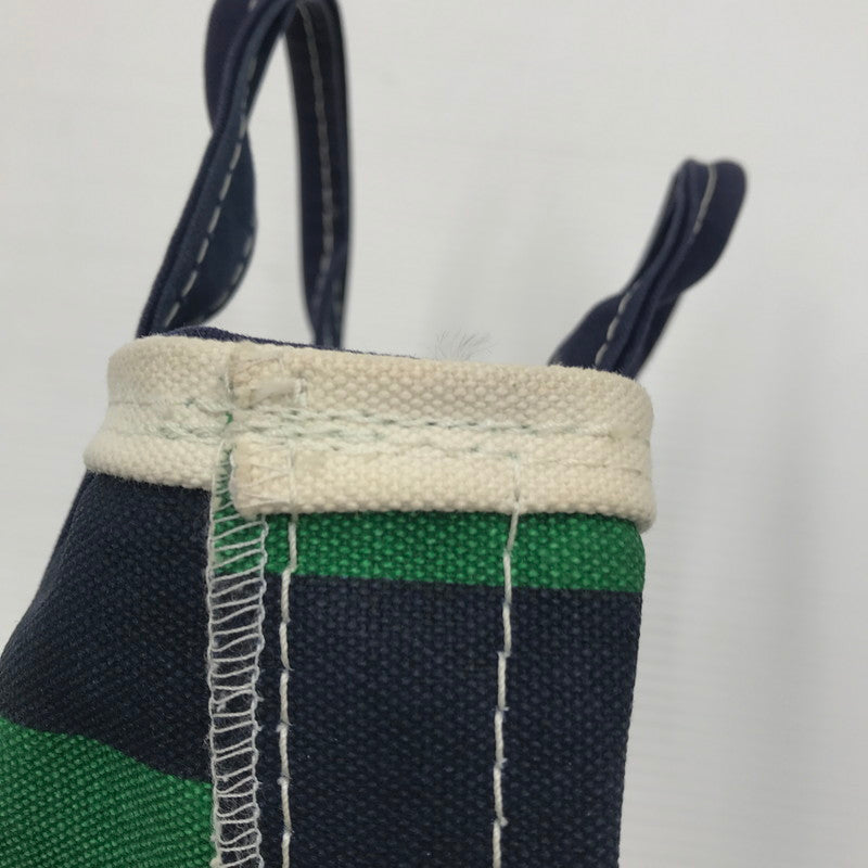 【現状渡し品】【メンズ】 L.L.BEAN エルエルビーン BOAT AND TOTE MINI USA製 ボート アンド トート ミニ バッグ ハンドバッグ カバン 188-260927-na-08-tagh カラー：ネイビー/グリーン 万代Net店