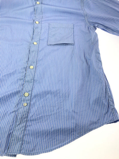 【中古品】【メンズ】 SANDWATERR サンドウォーター 25SS COTTON BROAD STRIPE RESEARCHED B.D.SHIRT SW-S0651 コットン ブロード ストライプ シャツ4 140-260917-rt-06-tagh サイズ：3 カラー：ブルー 万代Net店
