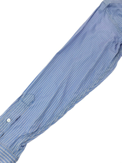 【中古品】【メンズ】 SANDWATERR サンドウォーター 25SS COTTON BROAD STRIPE RESEARCHED B.D.SHIRT SW-S0651 コットン ブロード ストライプ シャツ4 140-260917-rt-06-tagh サイズ：3 カラー：ブルー 万代Net店
