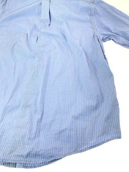 【中古品】【メンズ】 SANDWATERR サンドウォーター 25SS COTTON BROAD STRIPE RESEARCHED B.D.SHIRT SW-S0651 コットン ブロード ストライプ シャツ4 140-260917-rt-06-tagh サイズ：3 カラー：ブルー 万代Net店