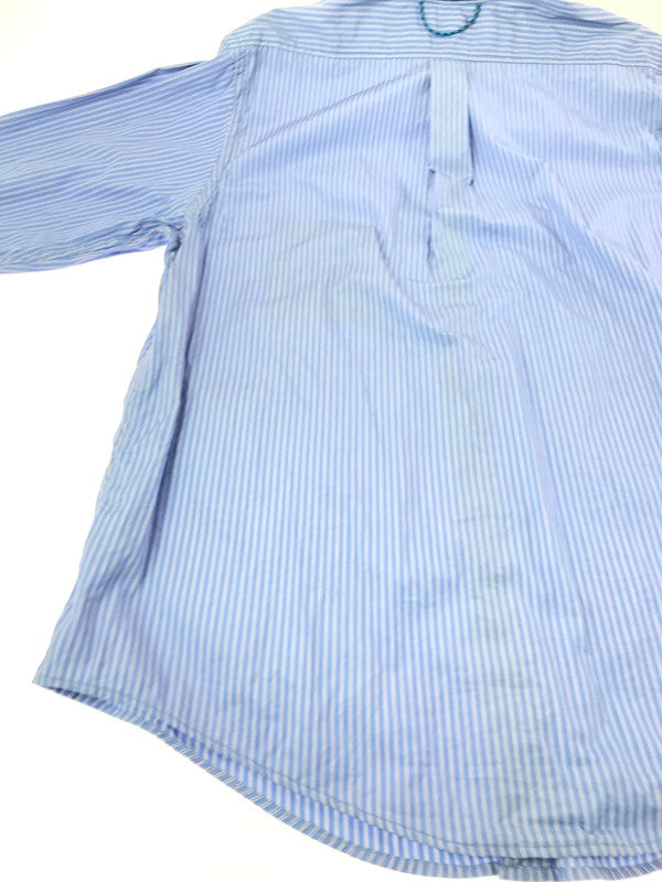 【中古品】【メンズ】 SANDWATERR サンドウォーター 25SS COTTON BROAD STRIPE RESEARCHED B.D.SHIRT SW-S0651 コットン ブロード ストライプ シャツ4 140-260917-rt-06-tagh サイズ：3 カラー：ブルー 万代Net店