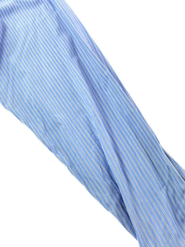 【中古品】【メンズ】 SANDWATERR サンドウォーター 25SS COTTON BROAD STRIPE RESEARCHED B.D.SHIRT SW-S0651 コットン ブロード ストライプ シャツ4 140-260917-rt-06-tagh サイズ：3 カラー：ブルー 万代Net店