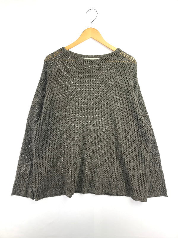【中古品】【メンズ】 ANDER アンダー NONSAPIENS SILK MESH TOP BROWN シルク メッシュ トップ トップス 140-260917-rt-09-tagh サイズ：不明 下記参照 カラー：ブラウン 万代Net店