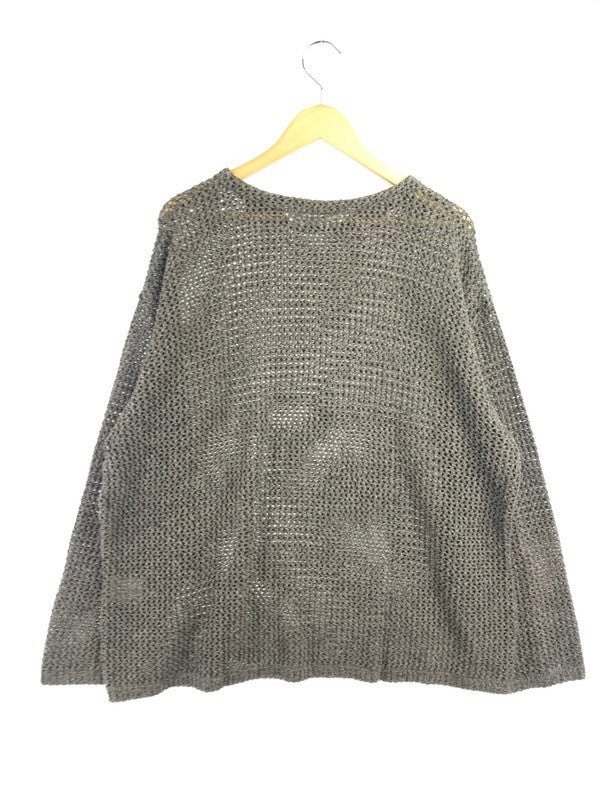 【中古品】【メンズ】 ANDER アンダー NONSAPIENS SILK MESH TOP BROWN シルク メッシュ トップ トップス 140-260917-rt-09-tagh サイズ：不明 下記参照 カラー：ブラウン 万代Net店