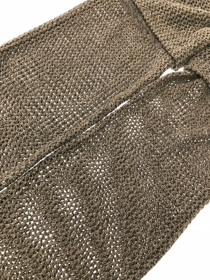 【中古品】【メンズ】 ANDER アンダー NONSAPIENS SILK MESH LAYER PANTS BROWN シルク メッシュ レイヤー パンツ ボトムス 151-260917-rt-22-tagh サイズ：不明 下記参照 カラー：ブラウン 万代Net店