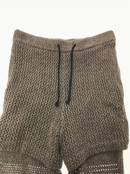 【中古品】【メンズ】 ANDER アンダー NONSAPIENS SILK MESH LAYER PANTS BROWN シルク メッシュ レイヤー パンツ ボトムス 151-260917-rt-22-tagh サイズ：不明 下記参照 カラー：ブラウン 万代Net店