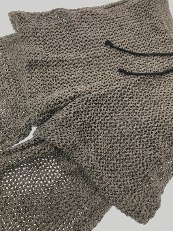 【中古品】【メンズ】 ANDER アンダー NONSAPIENS SILK MESH LAYER PANTS BROWN シルク メッシュ レイヤー パンツ ボトムス 151-260917-rt-22-tagh サイズ：不明 下記参照 カラー：ブラウン 万代Net店