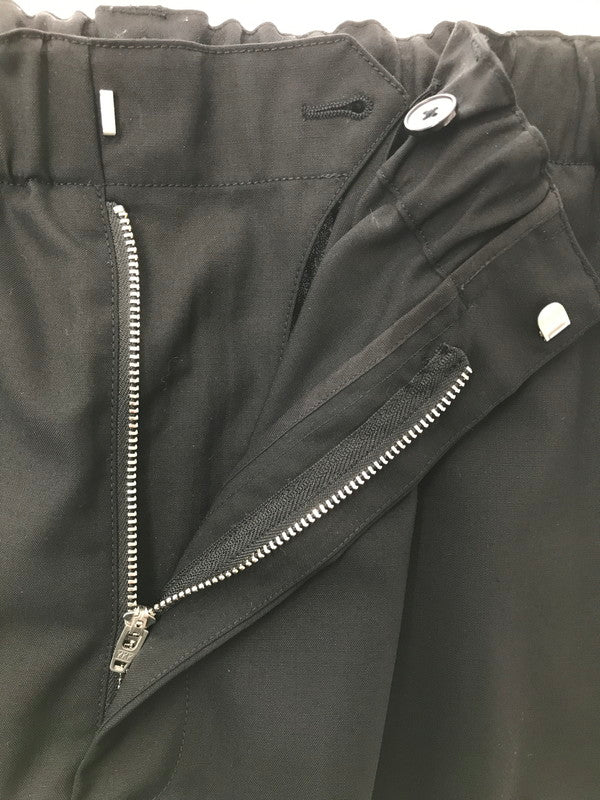 【中古品】【メンズ】 H BEAUTY&YOUTH UNITED ARROWS エイチ ビューティー＆ユース ユナイテッドアローズ WOOL GABARDINE OVERPANTS 1214-1-000127 158-260917-rt-28-tagh サイズ：L カラー：ブラック 万代Net店