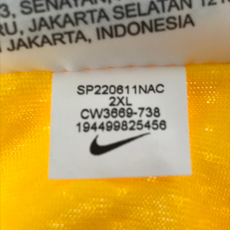 【中古美品】【メンズ】 NIKE ナイキ LEBRON JAMES GAME SHIRT CW3669-738 レブロン ジェームズ ゲームシャツ トップス 148-260912-na-29-tagh サイズ：2XL カラー：イエロー 万代Net店