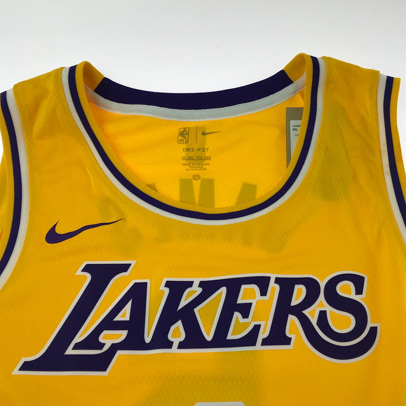 【中古美品】【メンズ】 NIKE ナイキ LEBRON JAMES GAME SHIRT CW3669-738 レブロン ジェームズ ゲームシャツ トップス 148-260912-na-29-tagh サイズ：2XL カラー：イエロー 万代Net店