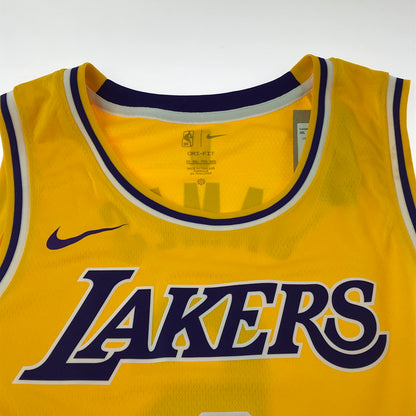 【中古美品】【メンズ】 NIKE ナイキ LEBRON JAMES GAME SHIRT CW3669-738 レブロン ジェームズ ゲームシャツ トップス 148-260912-na-29-tagh サイズ：2XL カラー：イエロー 万代Net店