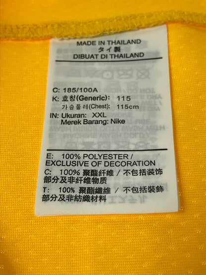 【中古美品】【メンズ】 NIKE ナイキ LEBRON JAMES GAME SHIRT CW3669-738 レブロン ジェームズ ゲームシャツ トップス 148-260912-na-29-tagh サイズ：2XL カラー：イエロー 万代Net店