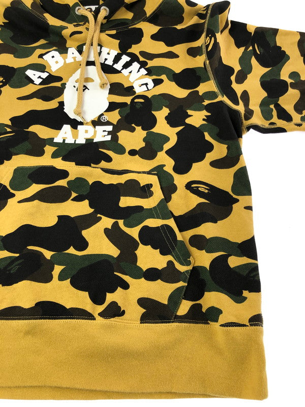 【中古品】【メンズ】 A BATHING APE アベイシングエイプ CAMOUFLAGE PARKER 001PPJ701011M カモフラージュ プルオーバーパーカー 142-260916-na-10-tagh サイズ：M カラー：カモ 万代Net店