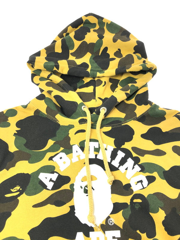 【中古品】【メンズ】 A BATHING APE アベイシングエイプ CAMOUFLAGE PARKER 001PPJ701011M カモフラージュ プルオーバーパーカー 142-260916-na-10-tagh サイズ：M カラー：カモ 万代Net店