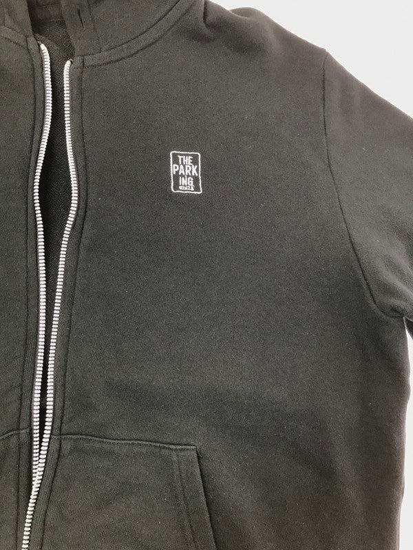 【中古品】【メンズ】 THE PARK GINZA ザ パーキング銀座 ZIP UP HOODIE ジップアップ フーディー パーカー 142-260915-na-20-tagh サイズ：L カラー：ブラック 万代Net店