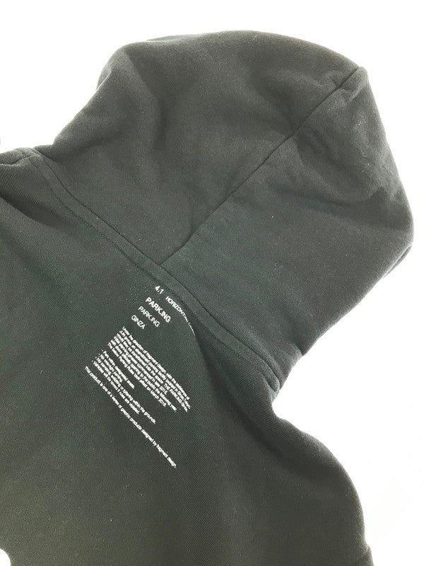 【中古品】【メンズ】 THE PARK GINZA ザ パーキング銀座 ZIP UP HOODIE ジップアップ フーディー パーカー 142-260915-na-20-tagh サイズ：L カラー：ブラック 万代Net店