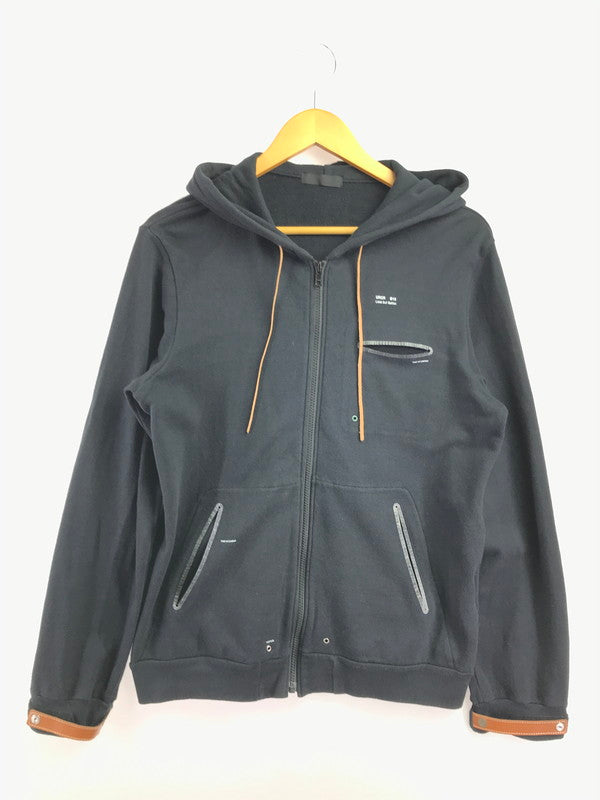 【中古品】【メンズ】 UNDERCOVERISM アンダーカバーイズム LESS BUT BETTER期 10SS ZIP UP HOODIE E4810 ジップアップ フーディー パーカー 140-260915-na-19-tagh サイズ：2 カラー：ブラック 万代Net店