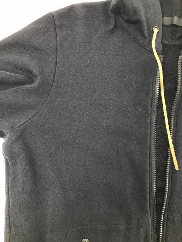 【中古品】【メンズ】 UNDERCOVERISM アンダーカバーイズム LESS BUT BETTER期 10SS ZIP UP HOODIE E4810 ジップアップ フーディー パーカー 140-260915-na-19-tagh サイズ：2 カラー：ブラック 万代Net店