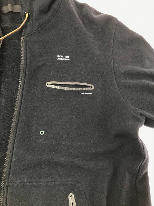 【中古品】【メンズ】 UNDERCOVERISM アンダーカバーイズム LESS BUT BETTER期 10SS ZIP UP HOODIE E4810 ジップアップ フーディー パーカー 140-260915-na-19-tagh サイズ：2 カラー：ブラック 万代Net店