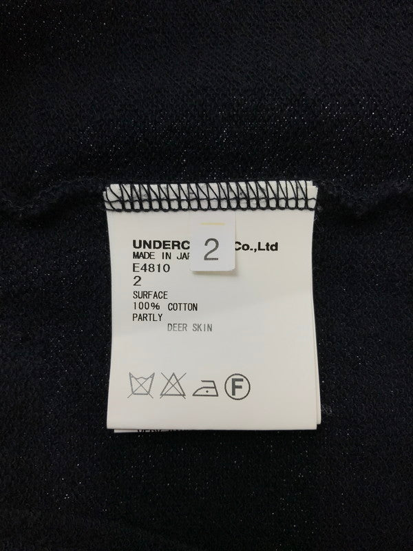 【中古品】【メンズ】 UNDERCOVERISM アンダーカバーイズム LESS BUT BETTER期 10SS ZIP UP HOODIE E4810 ジップアップ フーディー パーカー 140-260915-na-19-tagh サイズ：2 カラー：ブラック 万代Net店