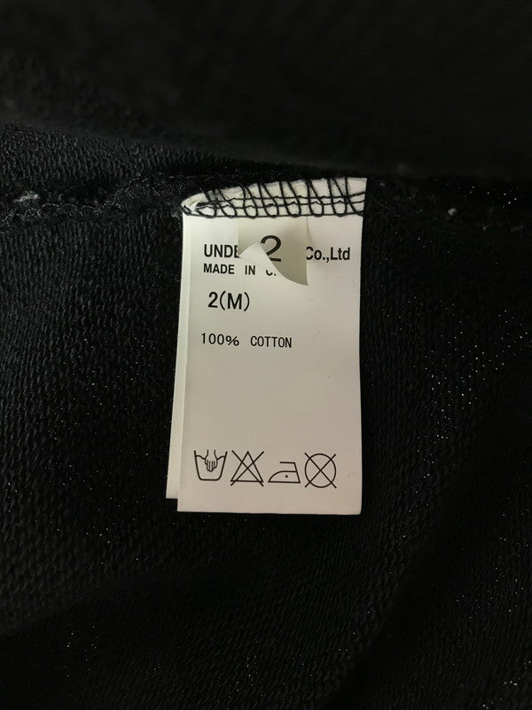 【中古品】【メンズ】 UNDERCOVER アンダーカバー U LOGO CREWNECK SWEATSHIRT ロゴ クルーネック スウェットシャツ トレーナー 140-260915-na-17-tagh サイズ：2(M) カラー：ブラック 万代Net店