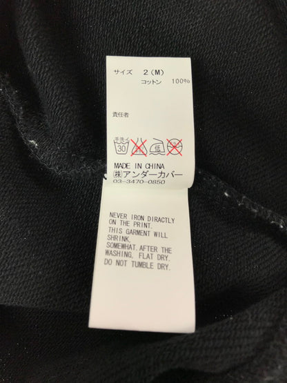【中古品】【メンズ】 UNDERCOVER アンダーカバー U LOGO CREWNECK SWEATSHIRT ロゴ クルーネック スウェットシャツ トレーナー 140-260915-na-17-tagh サイズ：2(M) カラー：ブラック 万代Net店