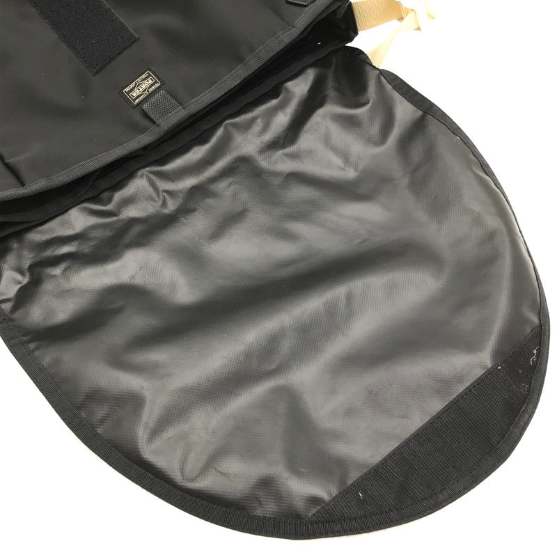 【中古品】【メンズ】 PORTER ポーター MESSENGER BAG メッセンジャーバッグ ショルダーバッグ カバン 188-261019-na-03-tagh カラー：ブラック 万代Net店