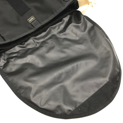 【中古品】【メンズ】 PORTER ポーター MESSENGER BAG メッセンジャーバッグ ショルダーバッグ カバン 188-261019-na-03-tagh カラー：ブラック 万代Net店