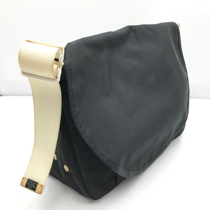 【中古品】【メンズ】 PORTER ポーター MESSENGER BAG メッセンジャーバッグ ショルダーバッグ カバン 188-261019-na-03-tagh カラー：ブラック 万代Net店