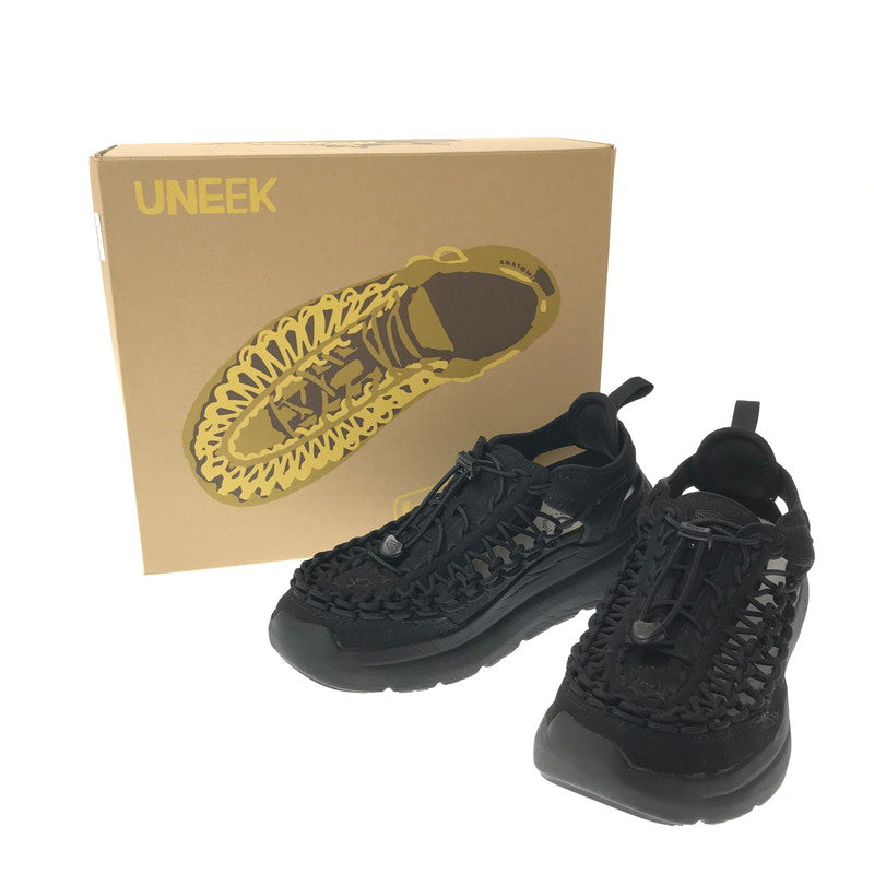 【中古品】【メンズ】 KEEN キーン UNEEK WK 1030271 ユニーク ダブルケー 靴 164-260912-na-19-tagh サイズ：26cm US 8 カラー：BLACK 万代Net店