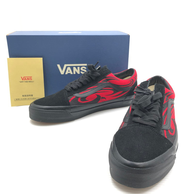 【中古美品】【メンズ】 VANS バンズ LX OLD SKOOL Y2K FLAME BLACK RED LX オールド スクール スニーカー 靴 162-260919-rt-11-tagh サイズ：29cm US11 カラー：ブラック/レッド 万代Net店