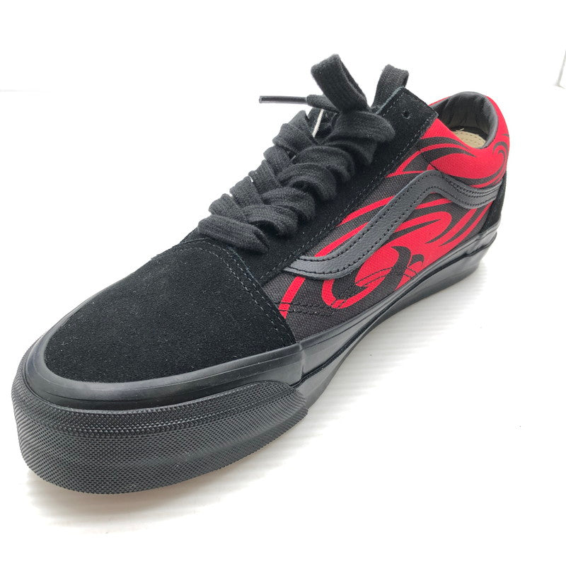 【中古美品】【メンズ】 VANS バンズ LX OLD SKOOL Y2K FLAME BLACK RED LX オールド スクール スニーカー 靴 162-260919-rt-11-tagh サイズ：29cm US11 カラー：ブラック/レッド 万代Net店
